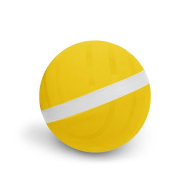 CareHaven Smart Pet Ball, an interactive USB-charging toy for dogs and cats, shown with colorful design and durable surface.