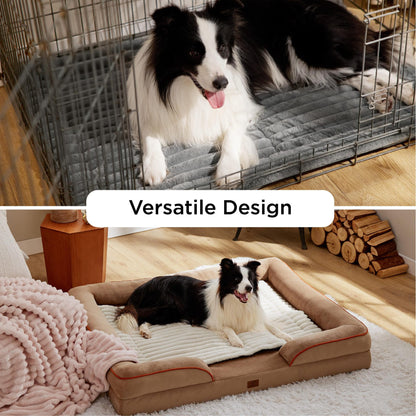 Self-warming pet mat for dogs and cats by CareHaven, cozy fleece bed with soft, heat-retaining surface for pets' comfort.