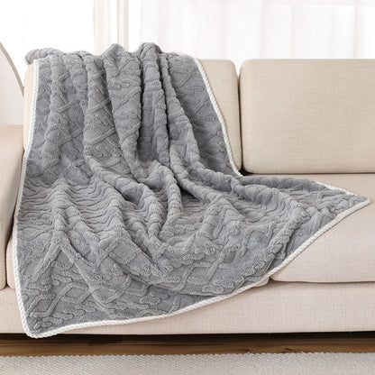 CareHaven plush pet blanket, soft cozy throw for dogs and cats, with a plush fabric and warm, comfortable design.