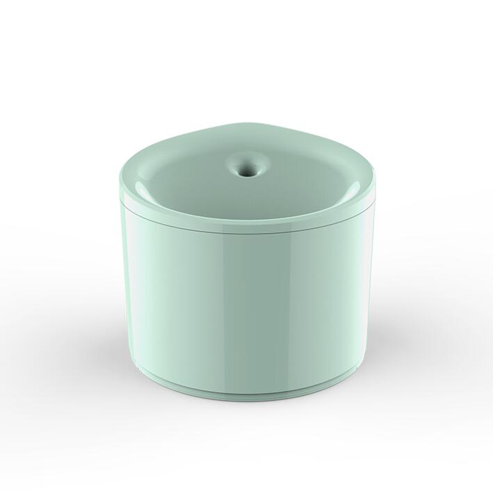 CareHaven smart cat water fountain with a 2.5L capacity, featuring a sleek design and visible water flow for pets.