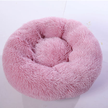Soft plush pet nest bed by CareHaven, featuring a cozy, cushioned design ideal for dogs and cats to rest comfortably.