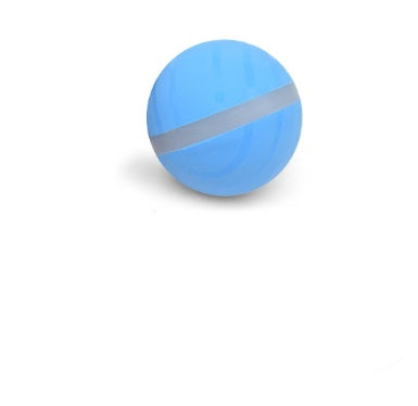 CareHaven smart pet ball, interactive USB-charging toy for dogs and cats, showing colorful LED lights and playful design.