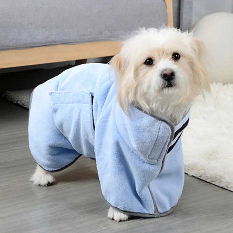 Petcartsupply.pet bathrobe fast drying towel, soft microfiber pet towel for quick drying after baths