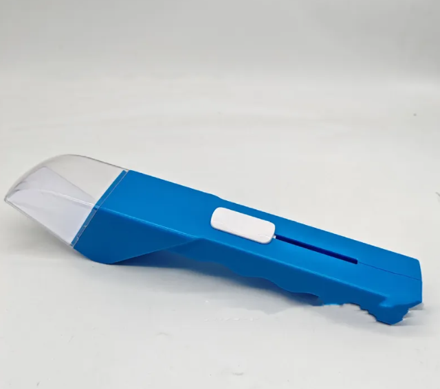 Handheld insect and bee catcher tool from Petcartsupply.store, featuring a lightweight design with a transparent container and handle.