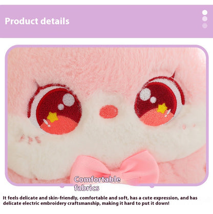 CareHaven plush cat pillow toy, soft and cuddly comfort toy designed for cats, with a cozy, plush fabric and playful shape.