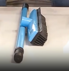 Pet hair removal broom and mop from Petcartsupply.store, with a lightweight design and pet hair-catching brush for easy cleaning.